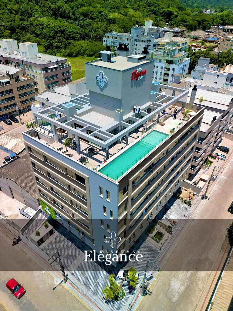 Elegance 313 – Espaço Gourmet e Piscina no Rooftop