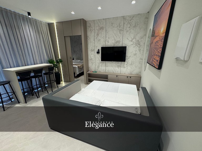 Elegance 313 – Espaço Gourmet e Piscina no Rooftop