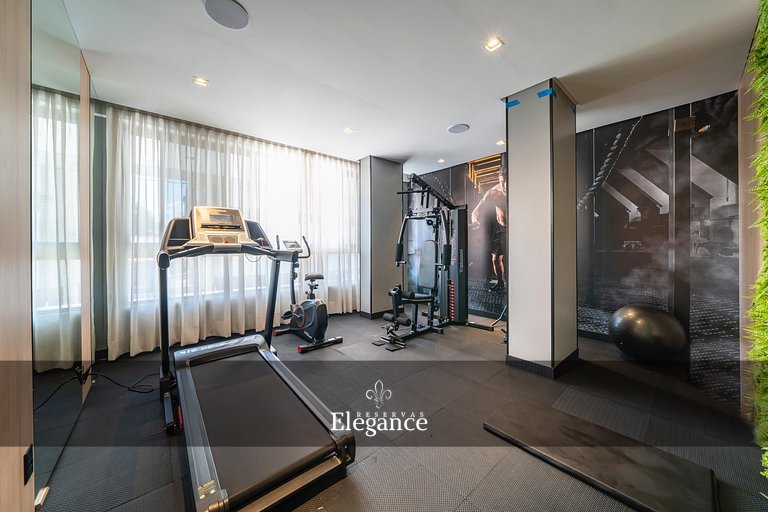 Elegance 313 – Espaço Gourmet e Piscina no Rooftop
