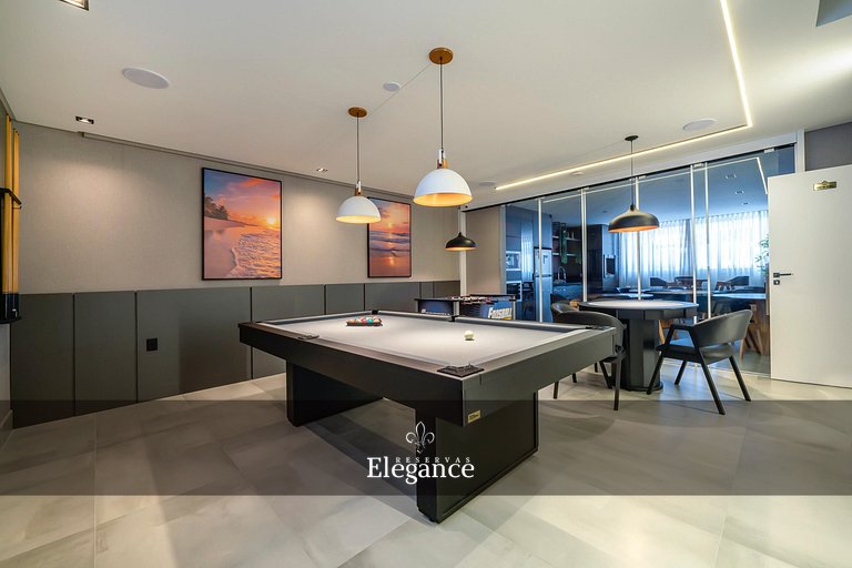 Elegance 313 – Espaço Gourmet e Piscina no Rooftop