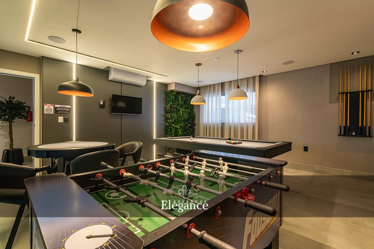 Elegance 313 – Espaço Gourmet e Piscina no Rooftop