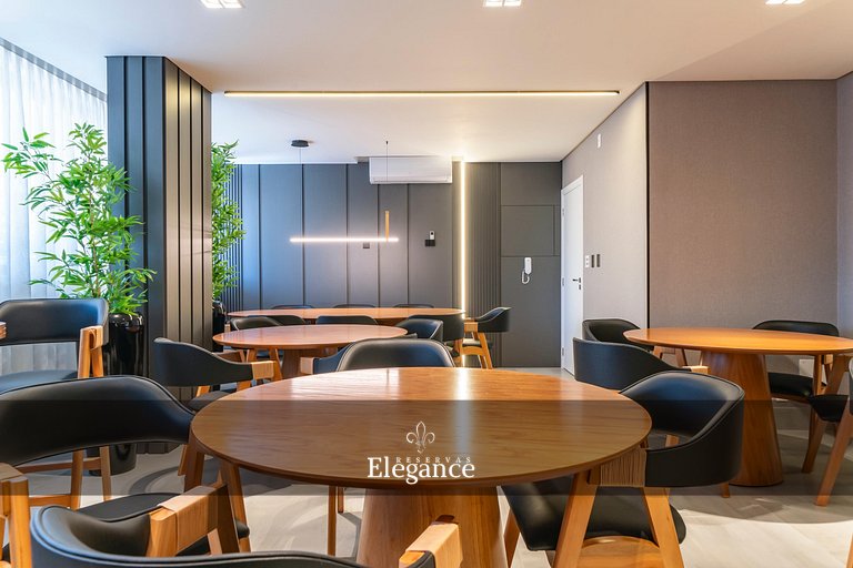Elegance 313 – Espaço Gourmet e Piscina no Rooftop
