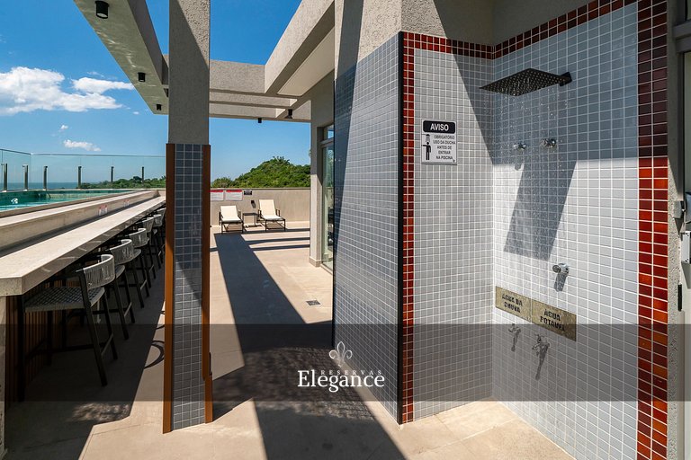 Elegance 313 – Espaço Gourmet e Piscina no Rooftop