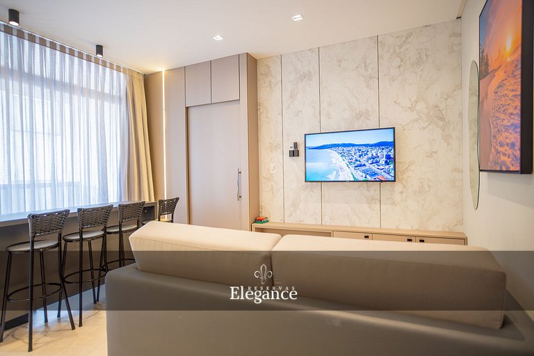 Elegance 313 – Espaço Gourmet e Piscina no Rooftop