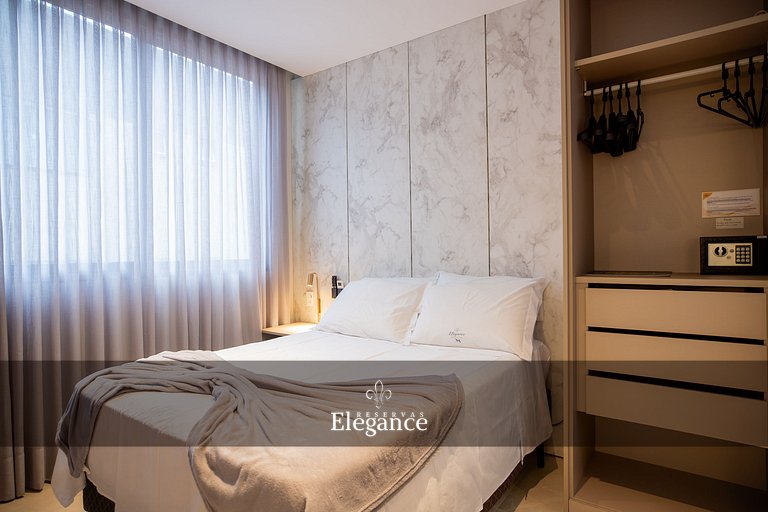 Elegance 313 – Espaço Gourmet e Piscina no Rooftop